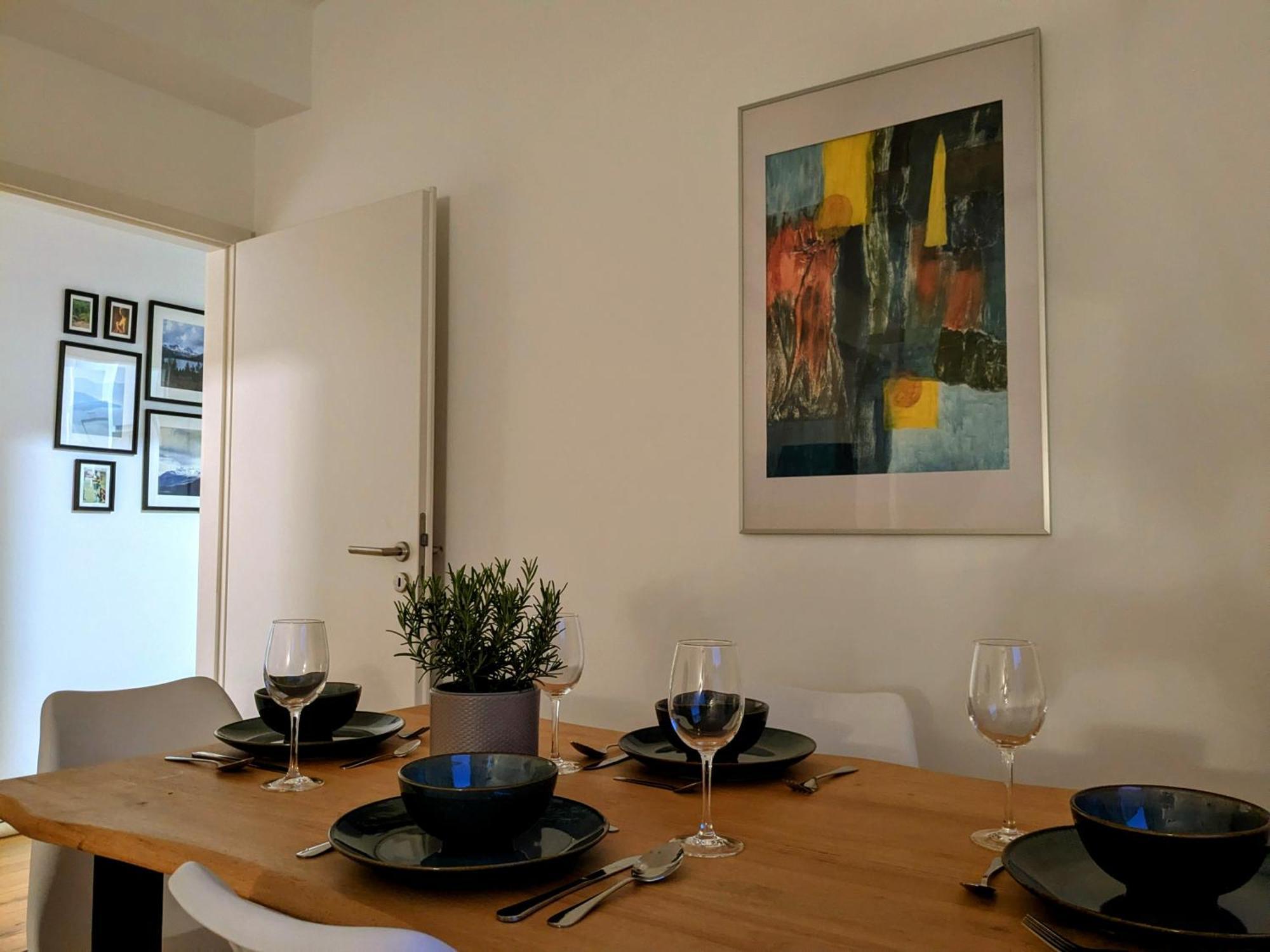 55Qm Messe Wohnung, Trade Fair, 6 Minuten Zur Messe 라인슈테텐 외부 사진
